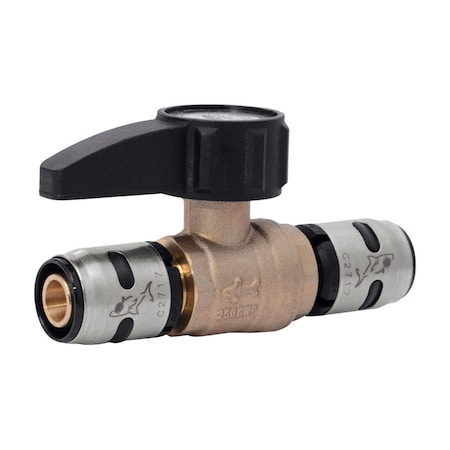 Sharkbite SharkBite EvoPEX 1/2 in. Push X 1/2 in. D Push Brass Ball Valve K22222